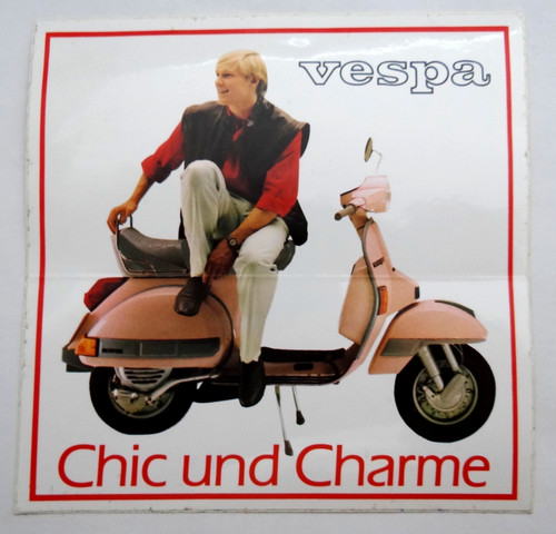 Adesivo pubblicitario vespa - pubblicitario,