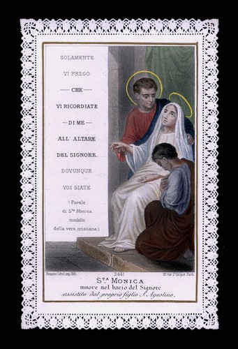 Santino merlettato holy - santino, merlettato-holy