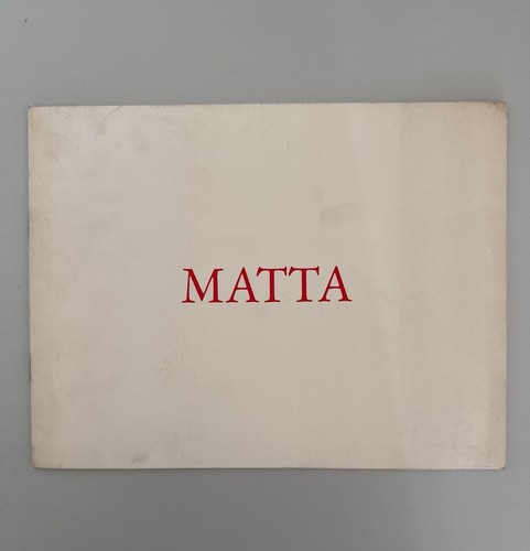 Matta roberto - matta,, roberto: