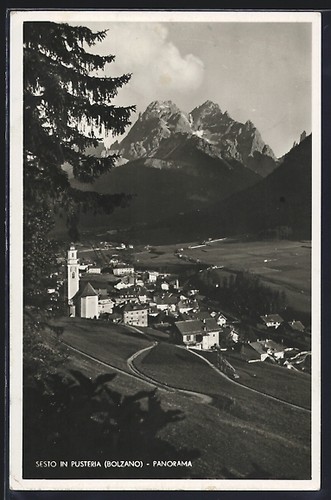 Cartolina sesto pusteria - sesto,