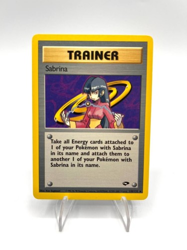 Carta pokemon sabrina - pokemon,
