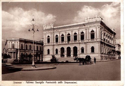 Siracusa palazzo consiglio - palazzo,