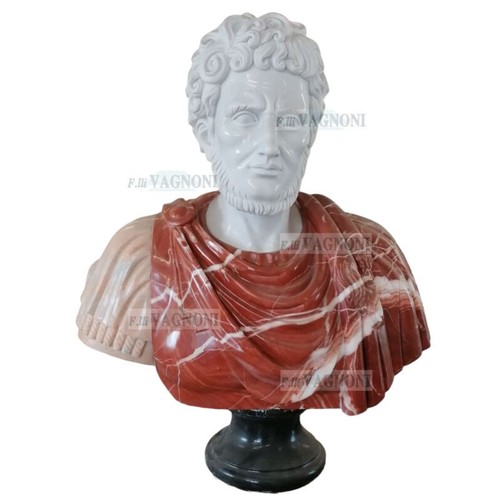 Busto marmo imperatore cm - marmo,