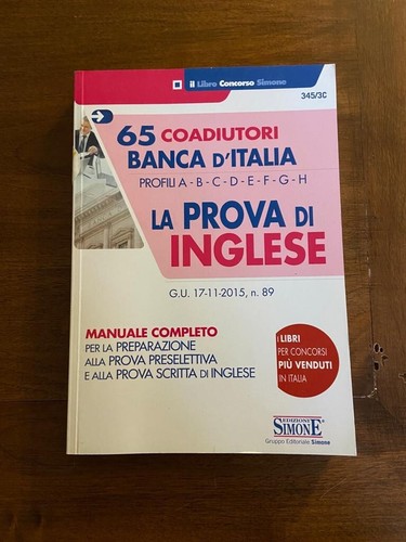 Libro per concorso banca - libro,
