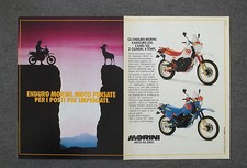 G691 - Advertising Pubblicità - 1987 - MOTO MORINI ENDURO KANGURO 350,CAMEL 501