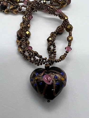Collana perle vetro - di,