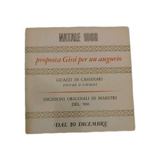 Natale 1966 Guazzi di Cassinari incisioni maestri del '900 Galleria Gissi