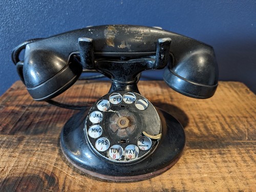 Antico telefono elettrico - antico,