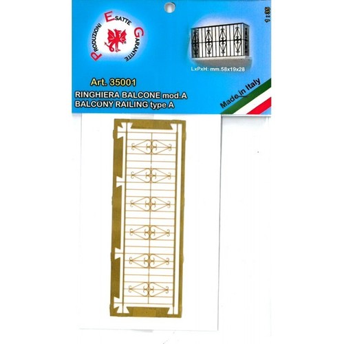 Peg model ringhiera - ringhiera, in