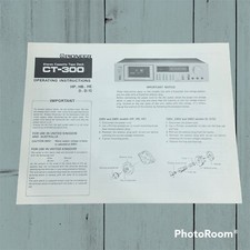 Pioneer CT-300 Stereo Cassette