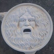 BASSORILIEVO QUADRO BOCCA DELLA VERITA' MASCHERONE PER FONTANA ESTERNO GIARDINO 