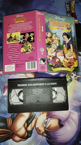 Vhs walt disney - disney, chantons