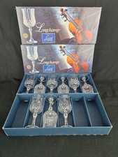 9 Verres Cristal D'Arques