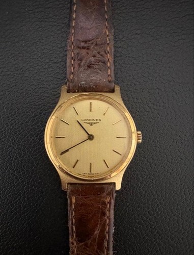 Longines gold manual winding - longines,
