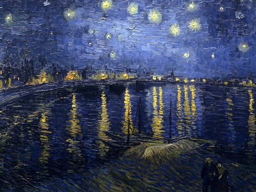 Notte stellata sul rodano - notte,
