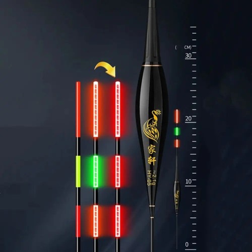 Galleggiante pesca led - a,