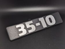 OM FIAT IVECO 35-10 LOGO SIGLA EMBLEMA FREGIO STEMMA SCRITTA TARGHETTA BADGE