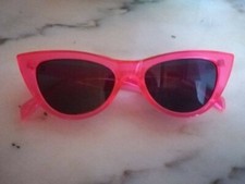 occhiali da sole rossi con lenti nere unisex non graduati