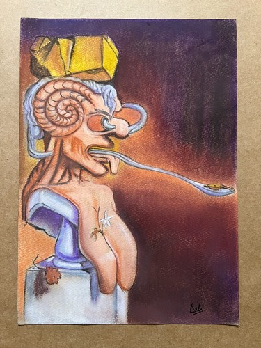 Salvador dalì disegno - dalì, su