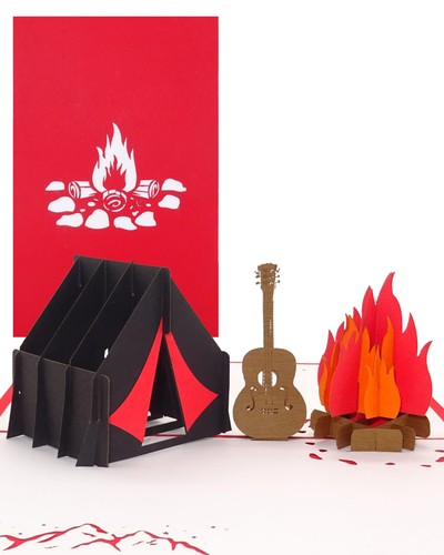 Pop carta camping - pop, up