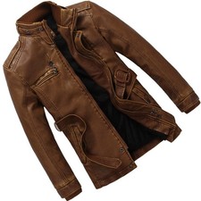 Cappotto casual giacca pelle