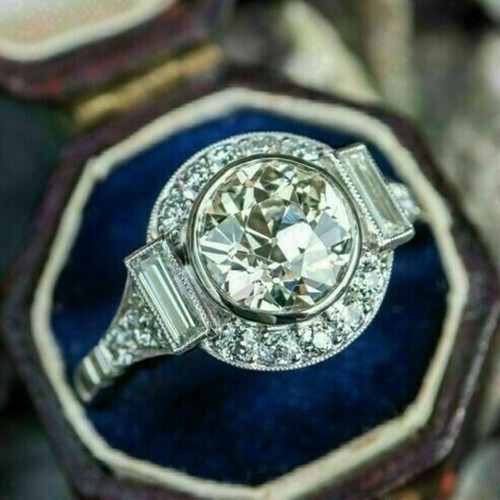 Anello solitario vintage - anello,