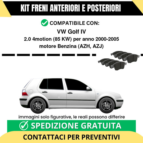 Pastiglie freno ant post vw - ant,