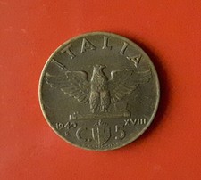 5 CENTESIMI 1940 ERRORE -