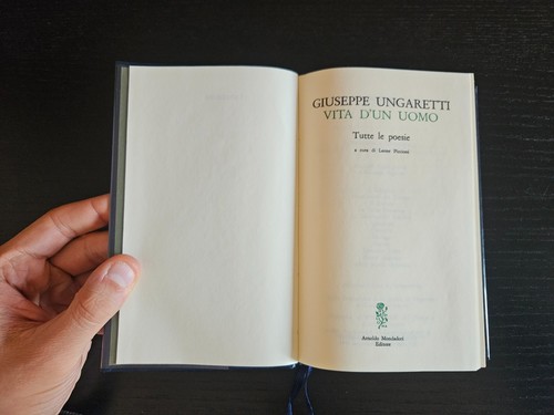 Ungaretti vita uomo - -,