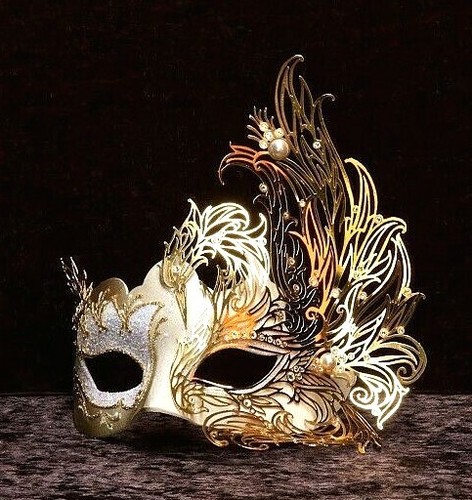Maschere veneziane indossabile - maschere,