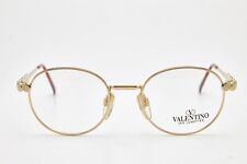 VALENTINO quiet luxury occhiali vintage anni 80 montatura oro metallo ovale
