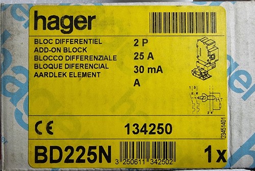 Hager blocco differenziale - differenziale, 2