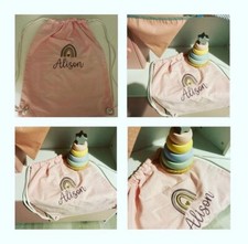 ZAINO SACCA CON NOME PERSONALIZZABILE 