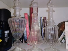 Lotto Decanter Cordial con Tappi, Chantilly