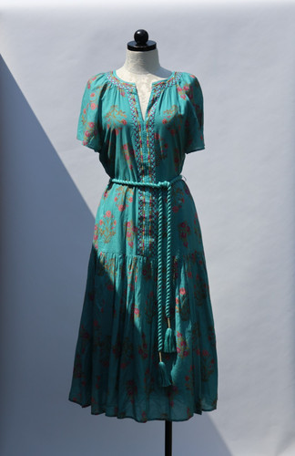 Abito midi sundance verde - midi,