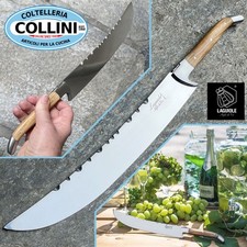 Laguiole  Style de Vie - Sciabola champagne con manico in legno di ulivo - sa...