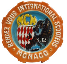MONACO 1964 RENDEZ VOUS INTERNATIONAL SCOOTERS - TROFEO CERAMICA