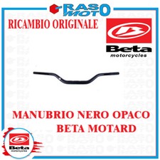 Manubrio Motard Nero Opaco