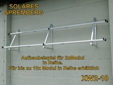 Sistema di montaggio facciata XW 1-10+x moduli in serie flessibile orizzontale fotovoltaico
