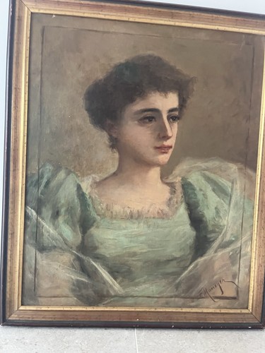 Huile sur toile peinture - huile,