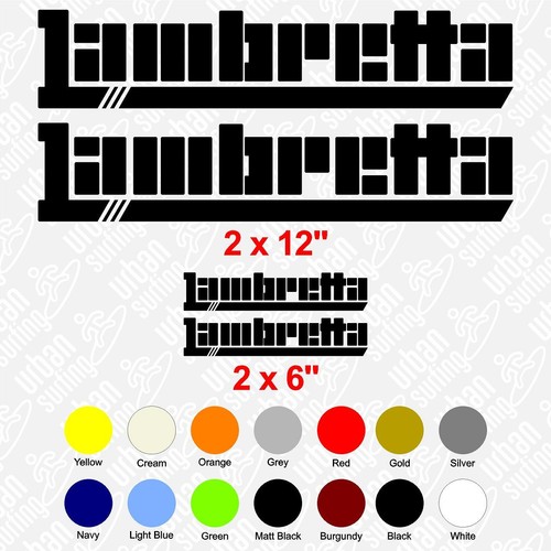 Lambretta set adesivi - lambretta,