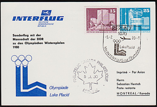 Interflug 1980 berlino - ✈,
