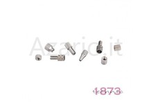 ASSORTIMENTO BOTTONI METALLO NICKELATO SVEGLIE 20 PZ OROLOGIAI BUTTONS NICKELLED