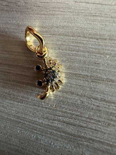 Ciondolo charm granchio oro - ciondolo,