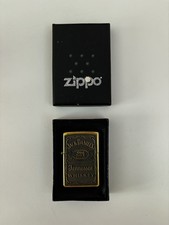 Zippo accendino Jack Daniels label brass Ottone Zippo Box