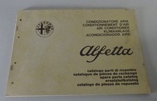 Catalogo Parti / Elenco Ricambi Alfa Romeo Alfetta Climatizzatore Stand 01/1975