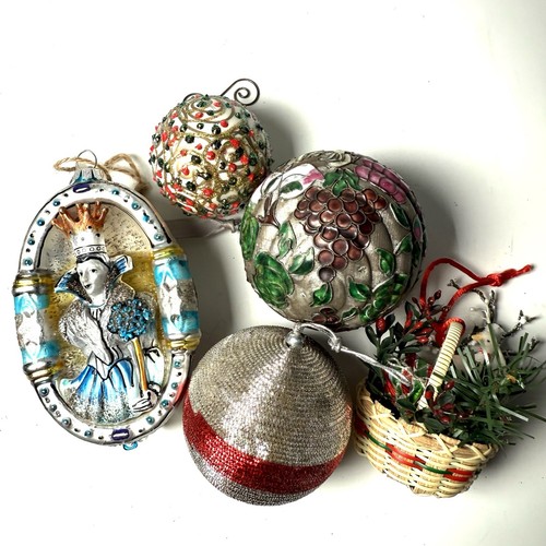 Lotto ornamenti natalizi - lotto,