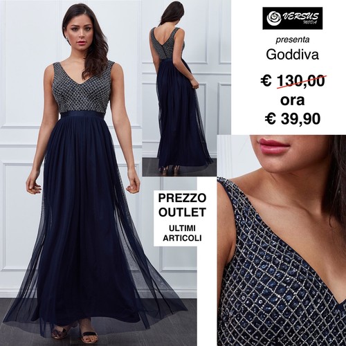 Vestito donna abito lungo - vestito,