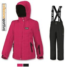 TUTA DA NEVE COMPLETO SCI BIMBA/BIMBO AST- JR7B-4C1 JU7F-500 col. fucsia/nero