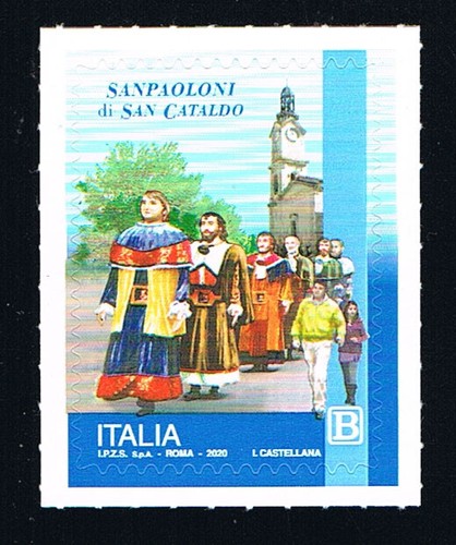 Italia francobollo - italia, 1